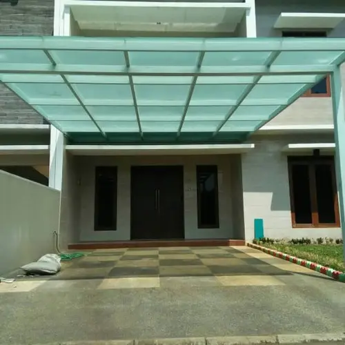 Kanopi Kaca Tempered 10mm di  bontang